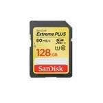 SanDisk SDSDXS-128G-X46 (SDSDXS128GX46) 128GB SDXC Extreme Plus 80MB/s UHS 1 Memory Card SanDisk SDSDXS-128G-X46 (SDSDXS128GX46) 128GB SDXC Extreme Plus 80MB/s UHS 1 Memory Card
